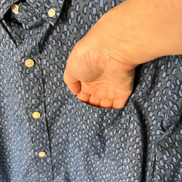 Bonobos Dress Shirt Mens Size Small Blue Penguin Button Down Cotton Long Sleeve - Picture 10 of 15